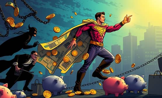 El superhéroe financiero: Salva tu dinero de los villanos del gasto